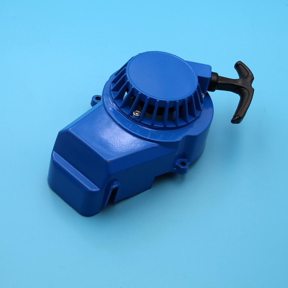 Pull Start Starter For Mini PIT Pocket Rocket Quad Dirt Bike ATV 47cc 49cc 50cc 2 Stroke Pull Starters: Blue