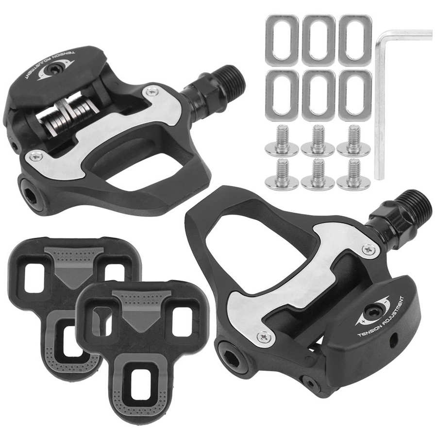 Pedal de bloqueo para bicicleta de carretera R31, reposapiés de bloqueo automático de aluminio para bicicleta de montaña SPD SL