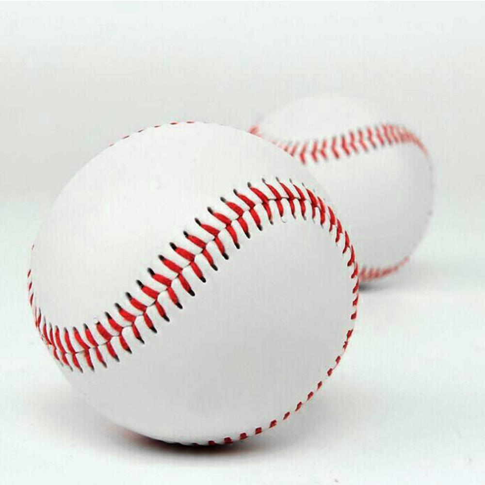 Handgjorda basbollar pvc övre gummi inre mjuka baseball bollar softball boll träning träning baseball bollar