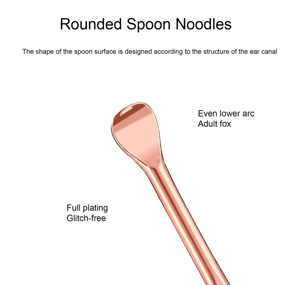 Cure-oreille de Massage en spirale à 360 °, nettoyeur de conduit auditif, en acier inoxydable, Flexible, outils de soins