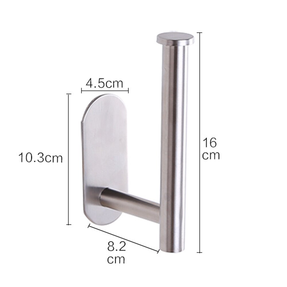 No Punch Wall Mounted Toilet Bathroom Tissue Roller Paper Holder Storage Rack tissue towel accessories rack Holder Storage Shelf