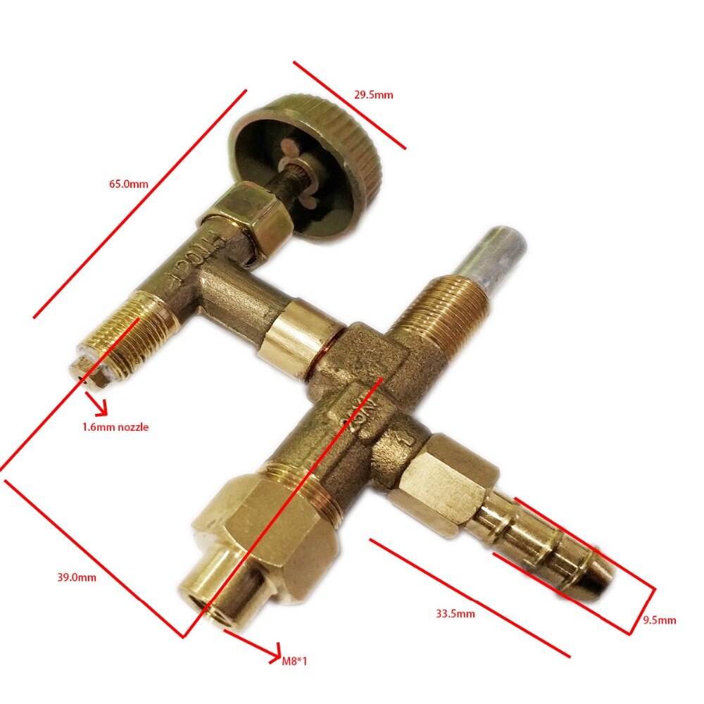 Earth Star Propane Gas Brooder Heaters Replacement Parts Push Conctrol Valve Flame failure Safety Control Valve