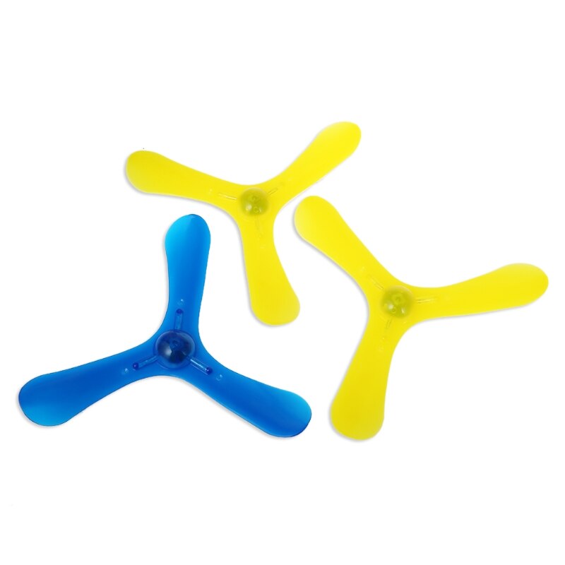 LED Light 3 Leaves Boomerang Outdoor Fun Toy Sport Throw Flying Toys
