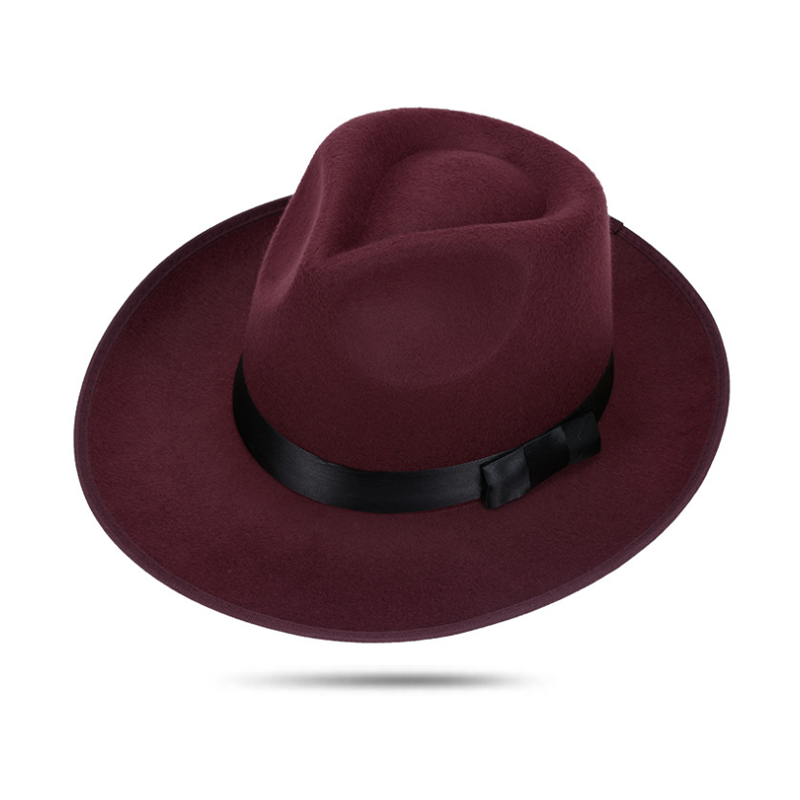 Retro Winter Autumn Imitation Woolen Women Men Ladies Fedoras Top Jazz Hat European American Round Caps Bowler Hats