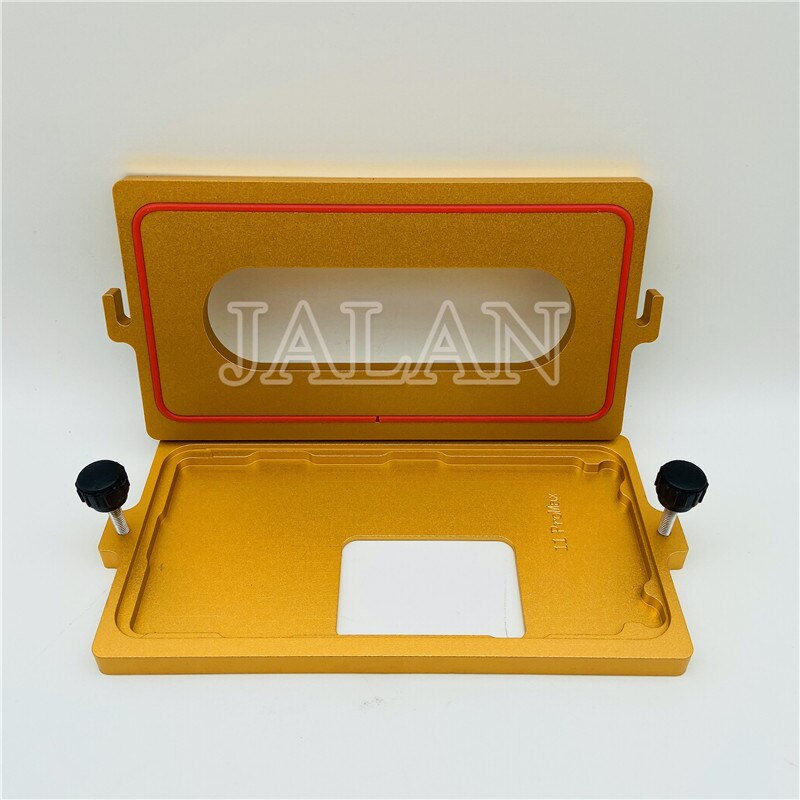 Novo molde de metal quadro de fixação molde para ip 11 pro/11 pro max/x/xs/xs max pressão de fixação molde reparo lcd