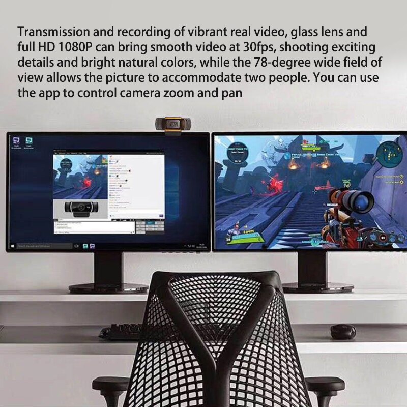 HD Webcam Digital External Camera with Microphone Digital High Definition for Online Class Conference 720P SP99