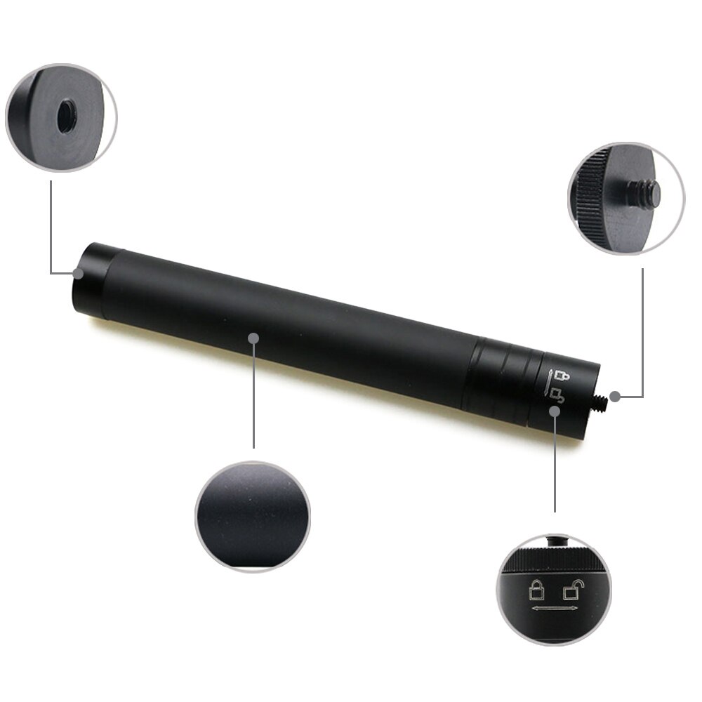 Gimbal Extension Pole - 740mm Max Length - Aluminum & PC - for DJI OM 4, OSMO Mobile 2/3