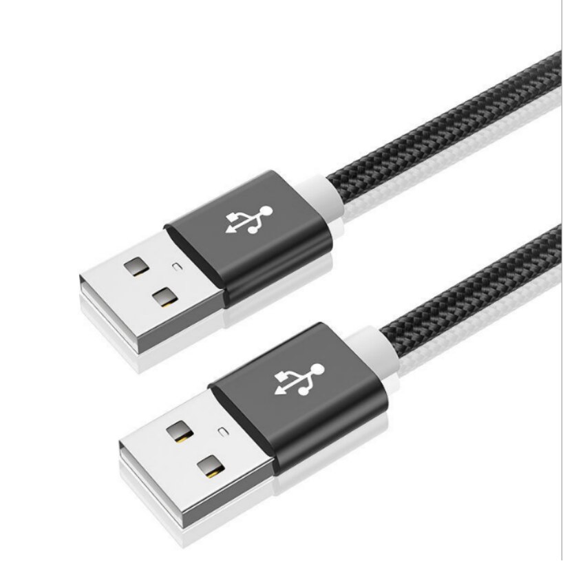 Double head USB public to public data cable mobile hard disk connecting cable U disk extension cable duplicating cable