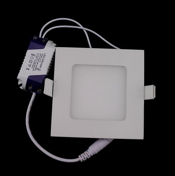 AC85-265V Ultra Thin 3W 6W 9W12W 15W 18W LED Surface Ceiling Recessed Grid Downlight Square LED Panel Light