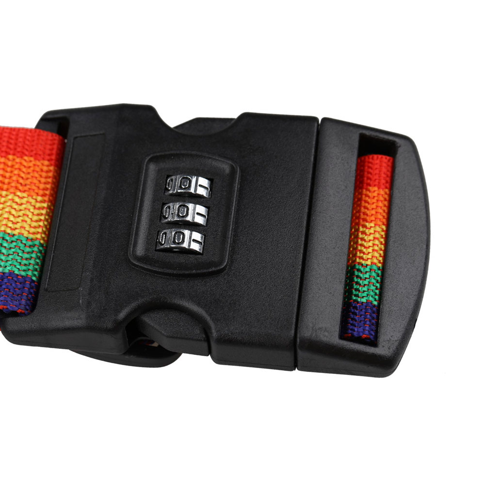 Nieuw Nuttig Travel Bagage Koffer Strap Bagage Rugzak Veilig Riem met Veilige Codeslot