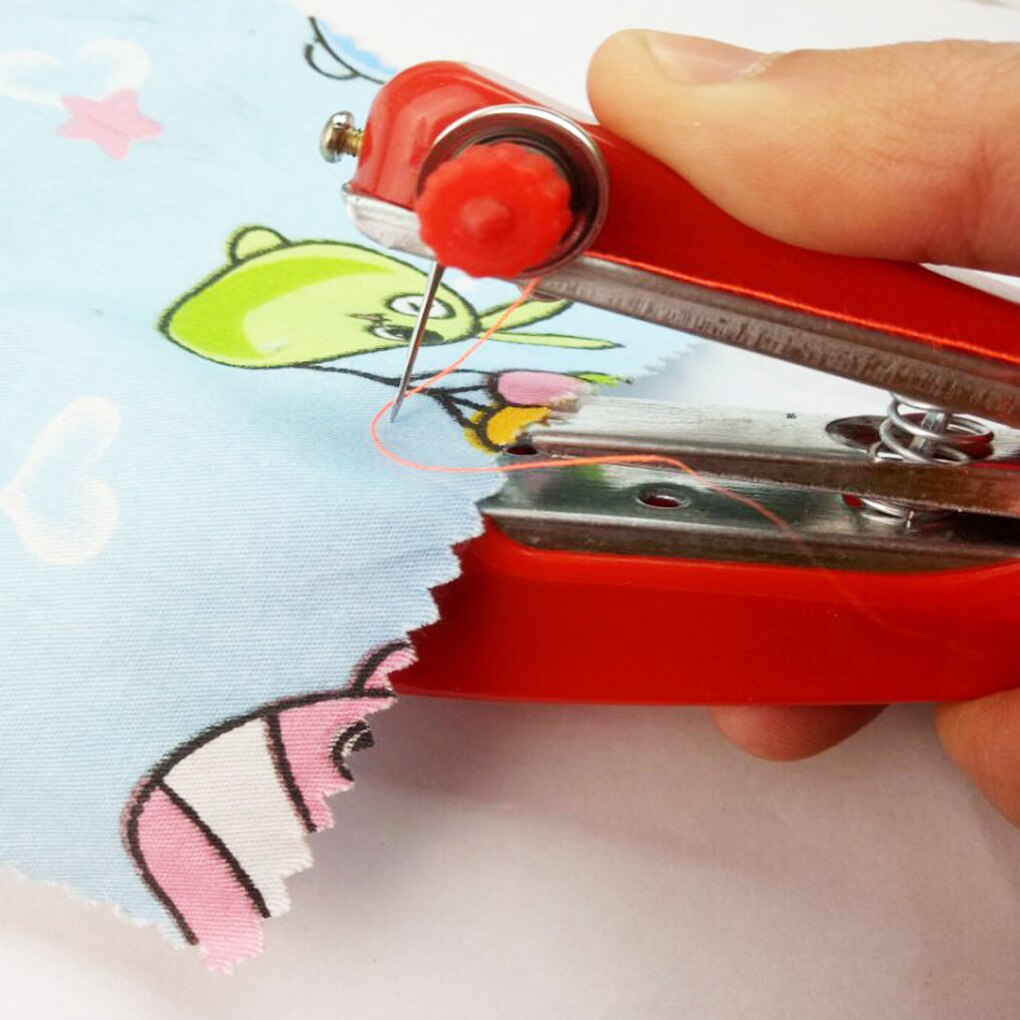 Mini Sewing Machine Simple Manual Operation Portable Simple Sewing Stitching Tool for Home Travel