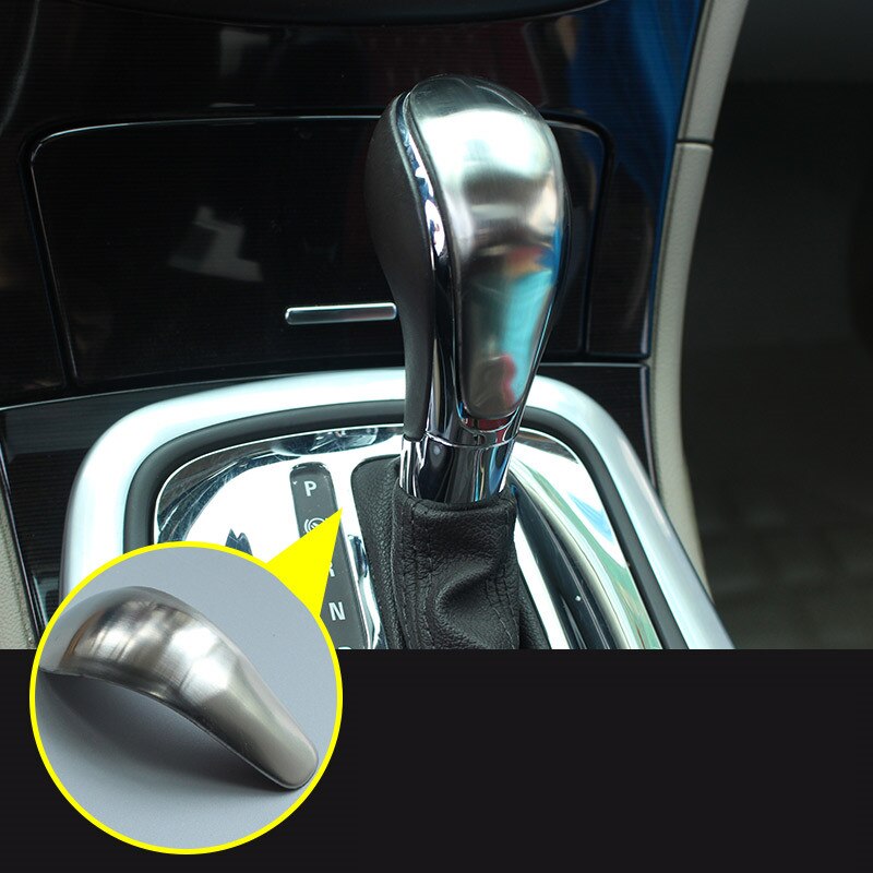 Rostfritt stål växlingshandbromskopp dekorerad ram för buick regal 10 11 12 13 14 15 16 aaa 556