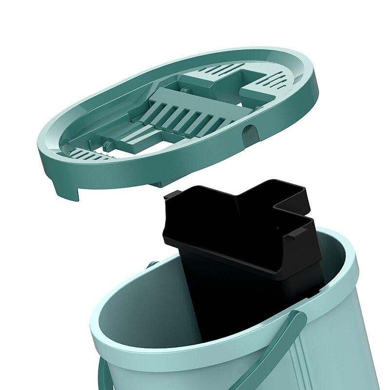 Magique Microfibre Nettoyage Des Vadrouilles avec Seau Directe Plat Squeeze Magique Automatique Maison Cuisine Nettoyant Main Libre Vadrouille