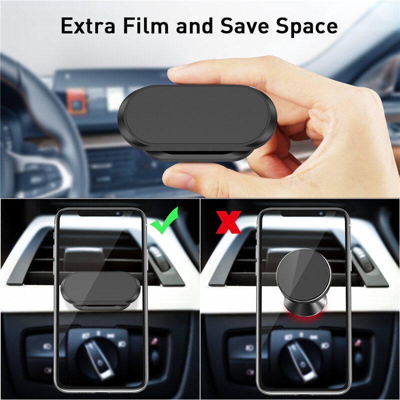 GTWIN Magnetic Car Phone Holder Dashboard Magnet Phone Stand Steering Wheel Holder Car Phone Mount for iPhone 12 11 pro Xiaomi