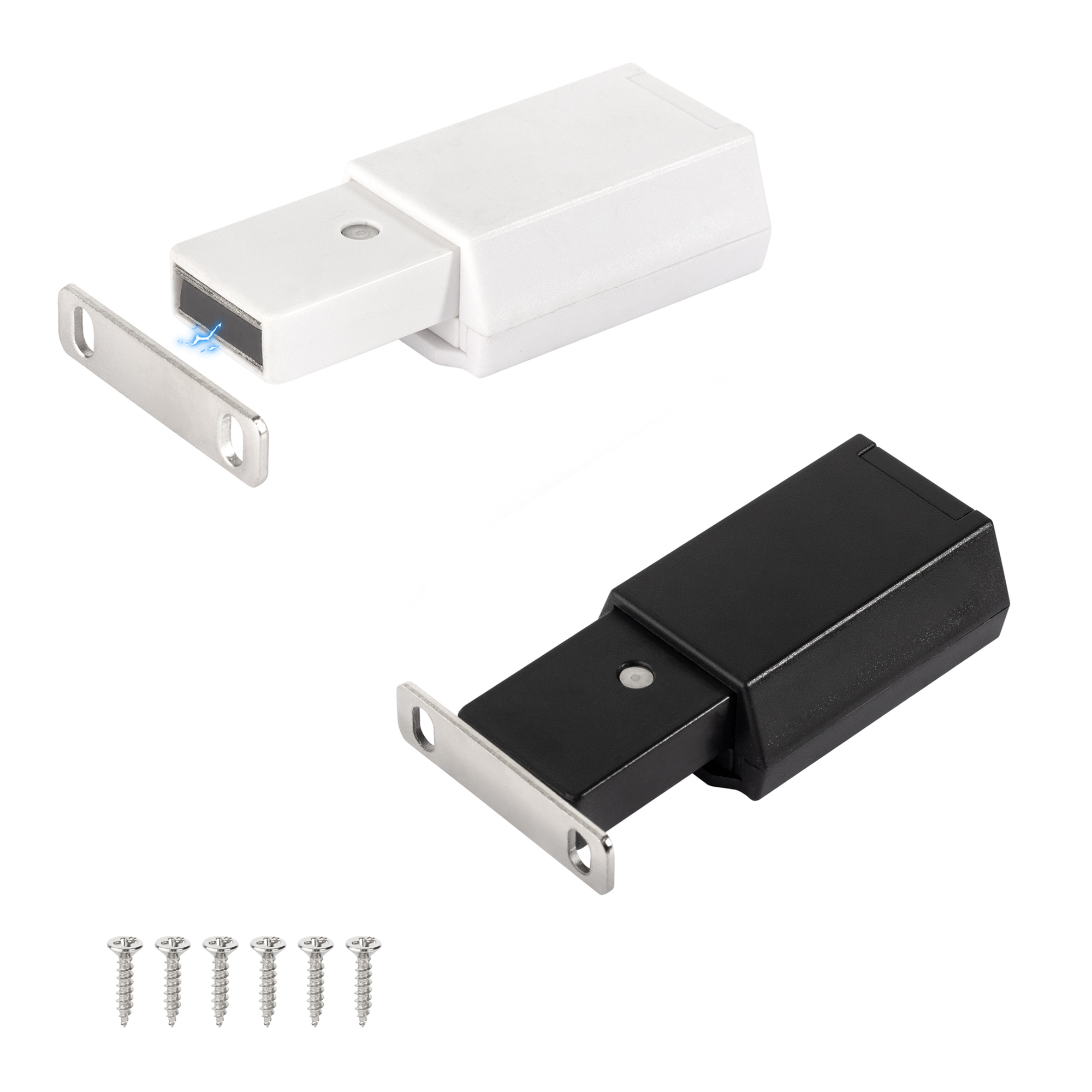 Magnetic Pressure Push To Open Touch Latch Cabinet Doors Rebound Touch Magnet For Closet Cabinet Home Furniture Hardware