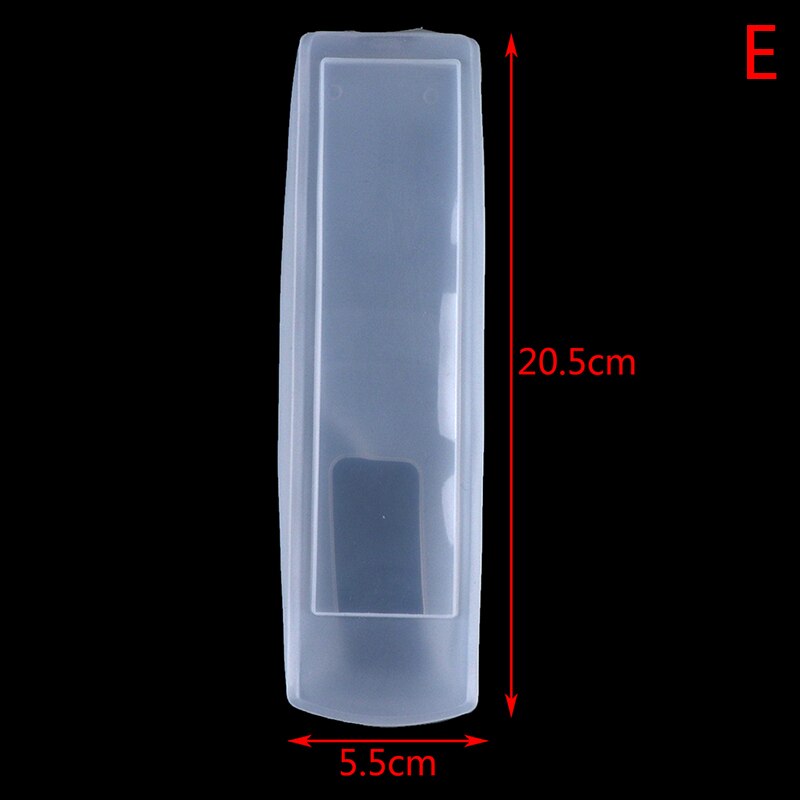 transparent Staub Schützen Schutz Lagerung Tasche Tragbare Silikon Luft Kondition Kontrolle fallen TV Fernbedienung Abdeckung: E