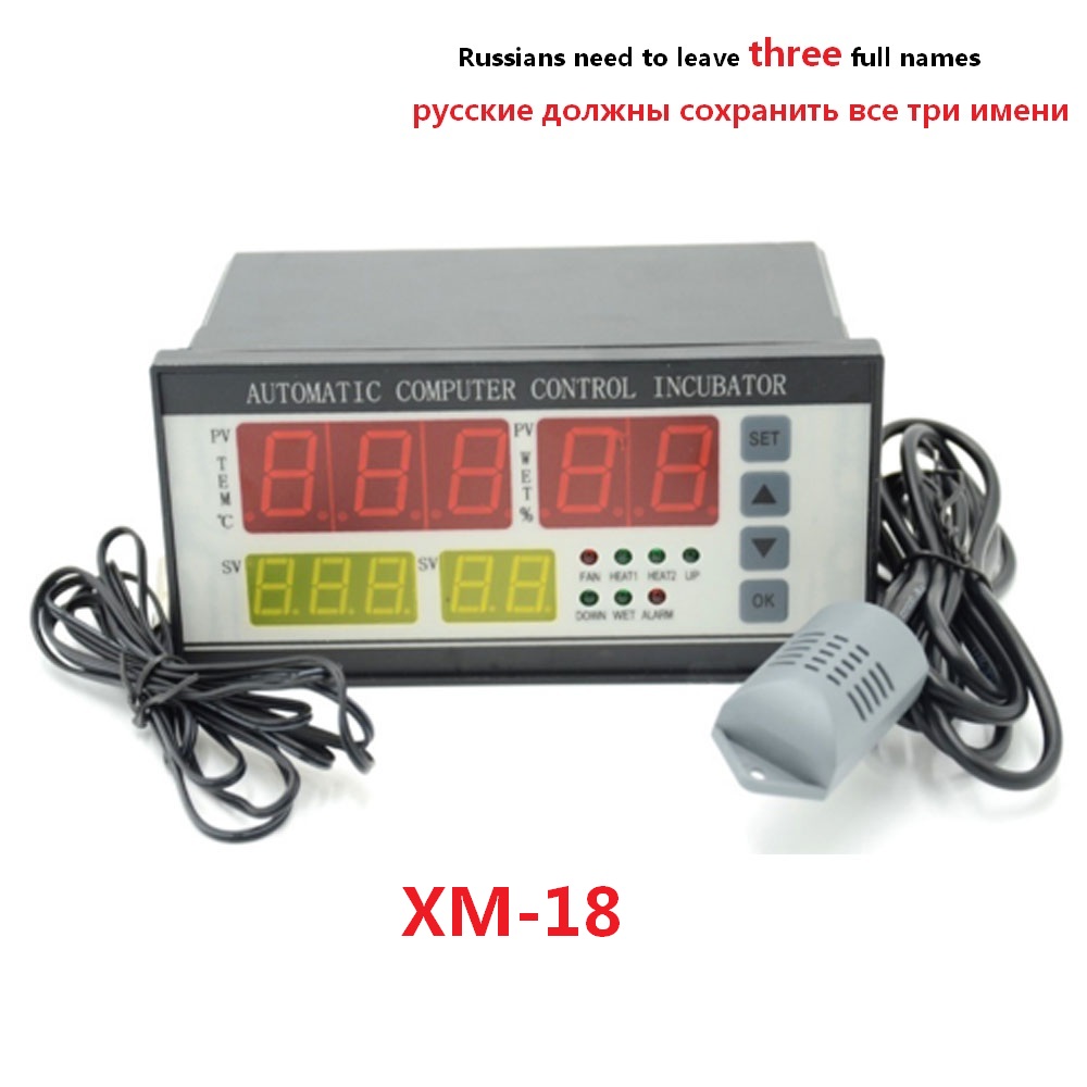 XM-18 Controller Machine Digitale Temperatuur Vochtigheid Automatische Incubator Controller Hor Ei Uitbroeden Accessoires