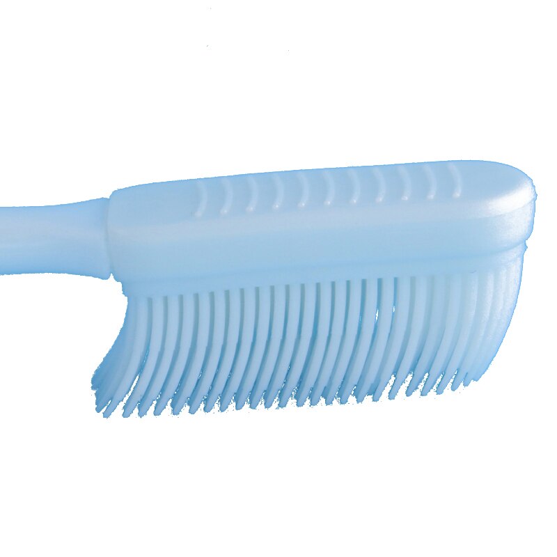 2PCS Soft Toothbrush Adult Silicone Nano Brush Oral Care Nano-Antibacterial Toothbrush Oral Cleaning Tool