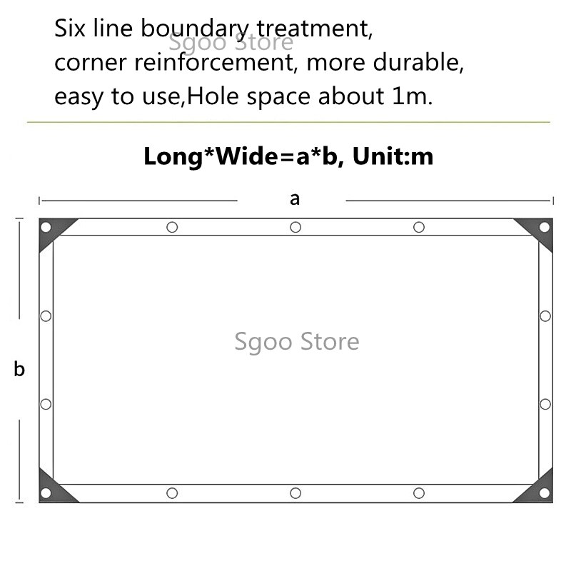 Anti-UV HDPE Blue Sun Shading Net Succulent Plant Sunshade Net Garden Greenhouse Outdoor Swimming Pool Cover Sun Shade Net