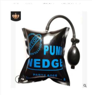 Autodeur en raam installatie positionering rubberen airbag hulpstuk installatiegereedschap auto reparatie installatiegereedschap auto pomp wig: Zwart