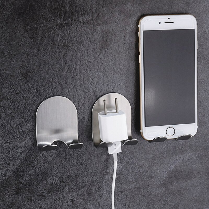 Stainless Steel Razor Blade Holder Straight Razor Blade Holder Shaver Storage Bathroom Hook Organizer Kitchen Hanger Accessories