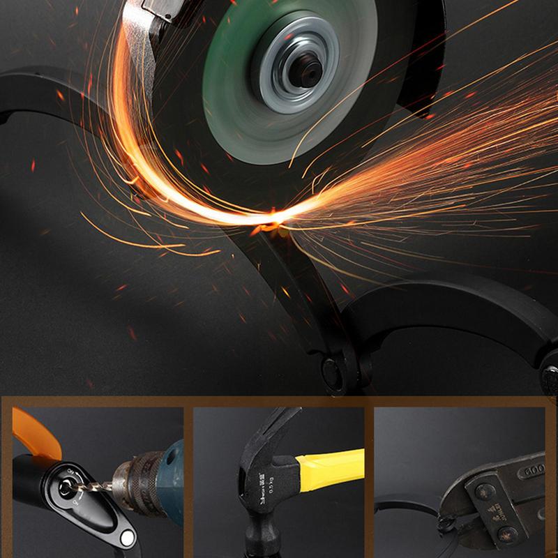 Folding Bike Lock Anti Theft Lock High-Security Bike Frame Lock Waterproof With Reflective Bracket And 3 Keys Alloy Steel