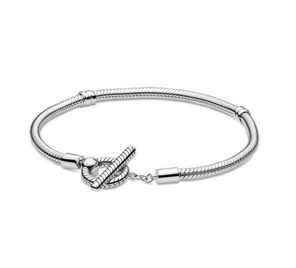 Bracciale Pan in argento Sterling 925 momenti cenerentola bracciale zucca bracciale adatto per donna perline fascino gioielli fai da te: 2 / 19 centimetri