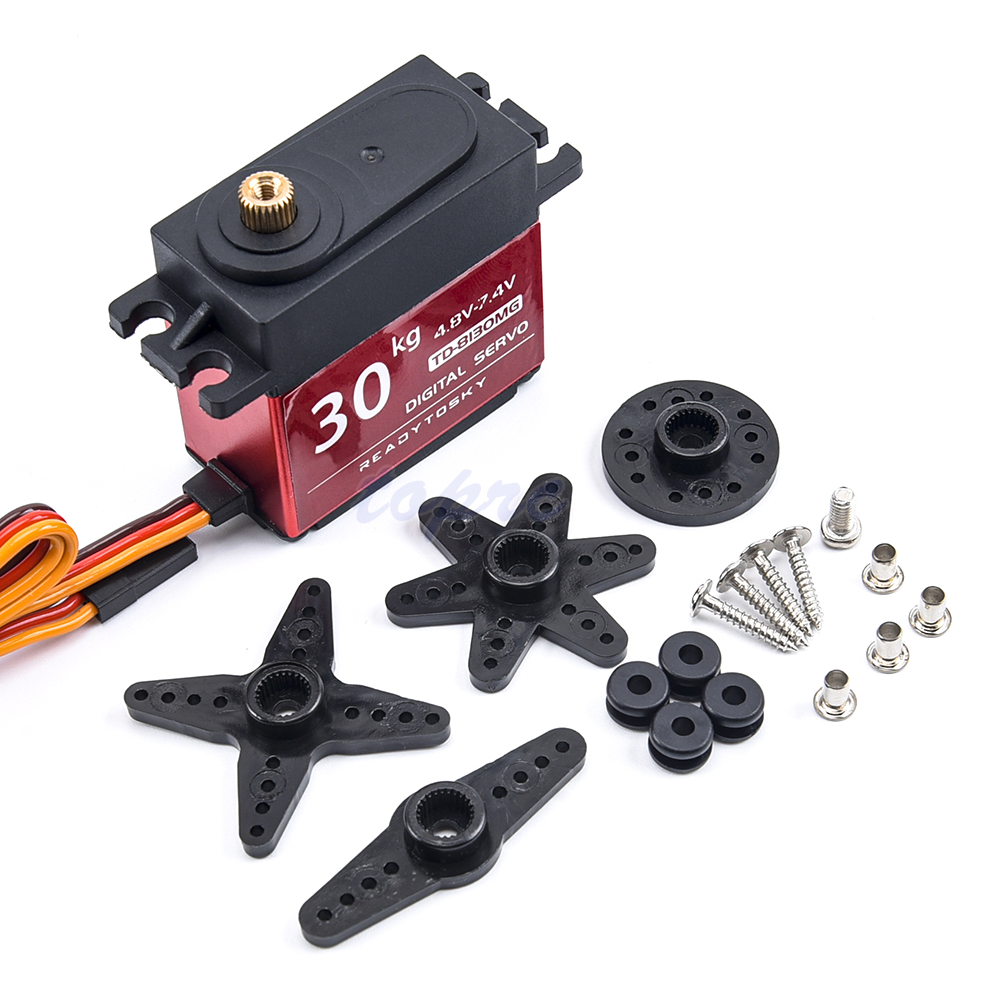 20/25/30KG 35KG 25T Wasserdichte Metall Getriebe Digital Servo Für RC Modelle 180/270/360 Grad aluminium Meta Für RC Auto Crawler