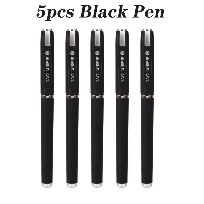 Stylo Gel de grande capacité pour Signature, calligraphie, écriture manuscrite, noir, bleu, rouge, stylo à bille 1.0 0.7 0.5 NibFor Business