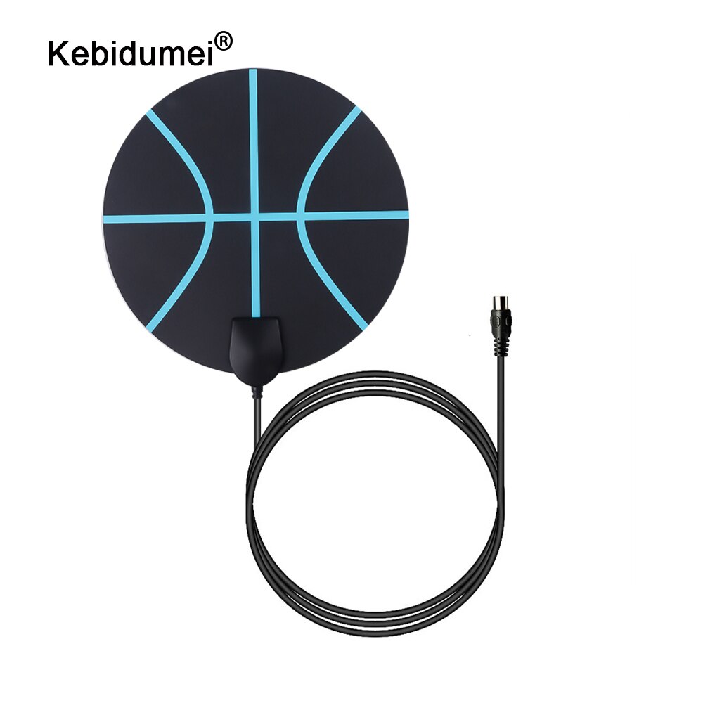 Kebidumei 1080p 4k 300 mijl bereik tv-antenne signaalversterker 36 dbi indoor hdtv digitale televisieantenne