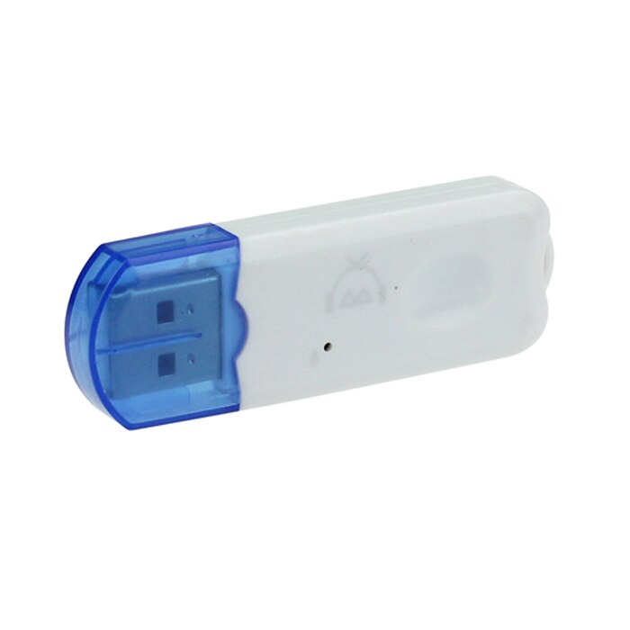 Blauer kabelloser usb-bluetooth-audio-musikempfänger-adapter für iphone, multifunktional für pc
