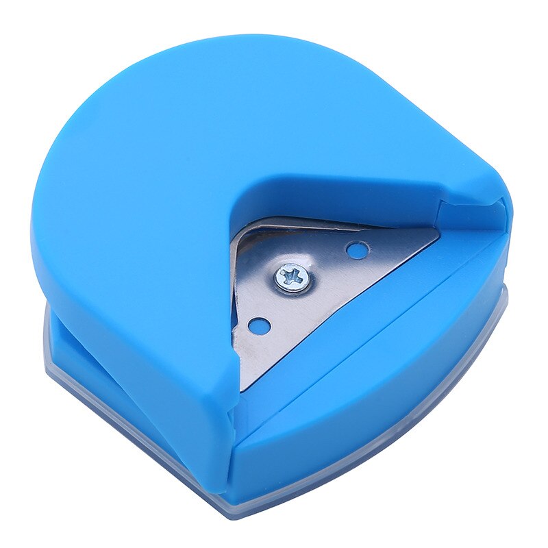 DIY Mini Corner Rounder Card Paper Punch Craft Photo Cutter Tool Stationery Hand Hole Craft Scrapbooking: Blue