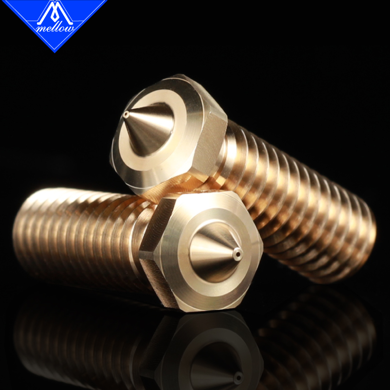 Buse en laiton M6 pour imprimante 3D, 1 pièce, haute précision NF volcan 0.2MM/0.3MM, Filament 1.75MM, Sidewinder X1