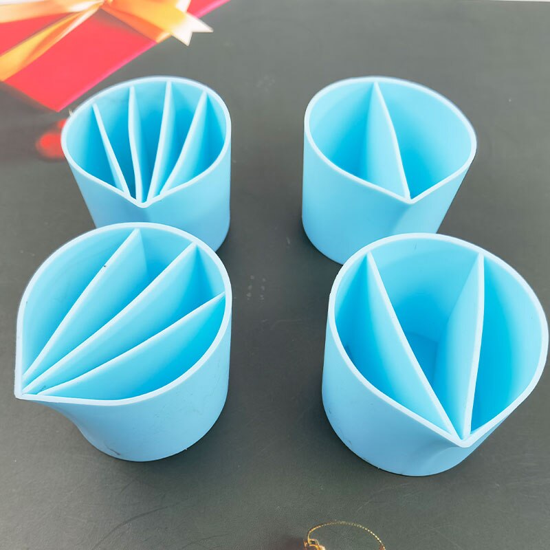 Clear Silicone Epoxy Resin Mixing Cups Distribution Measuring Cup DIY Epoxy Resin Tools for Jewelry Making Hobby Craft