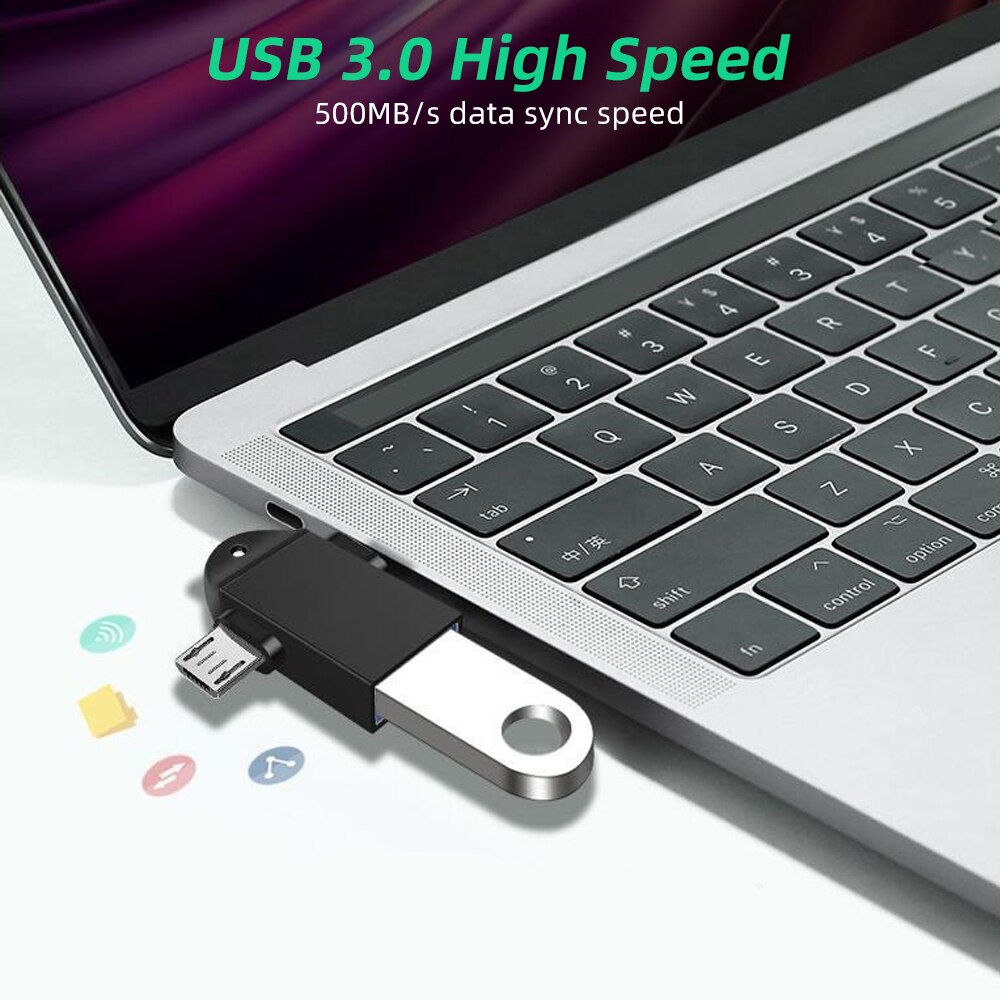 ANMONE OTG Type C Adapter 2 In 1 OTG Micro Usb Converter Usb C 3.0 Flash Disk Mouse Connector For Smartphone Android Usb Plug