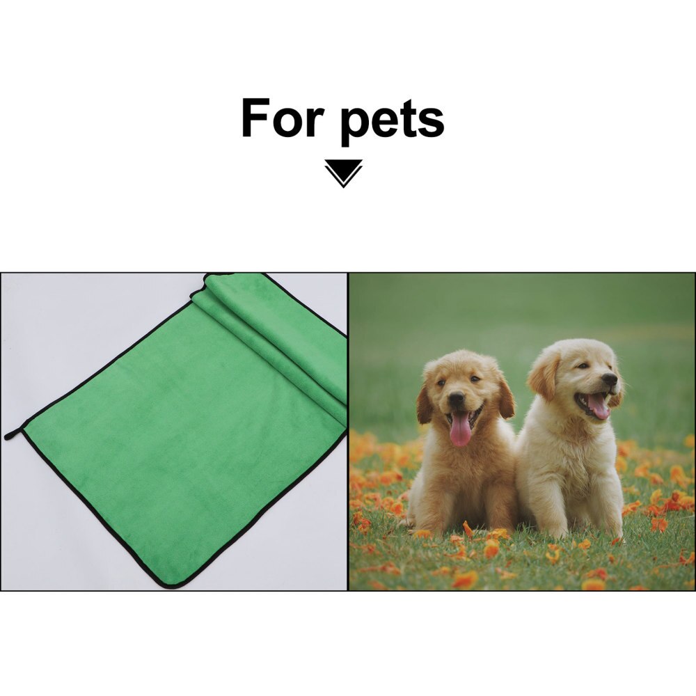 1pc hundehåndkle stort rengjøringspleie mykt absorberende badehåndkle kjæledyrhåndkle tørkehåndkle dusjhåndkle