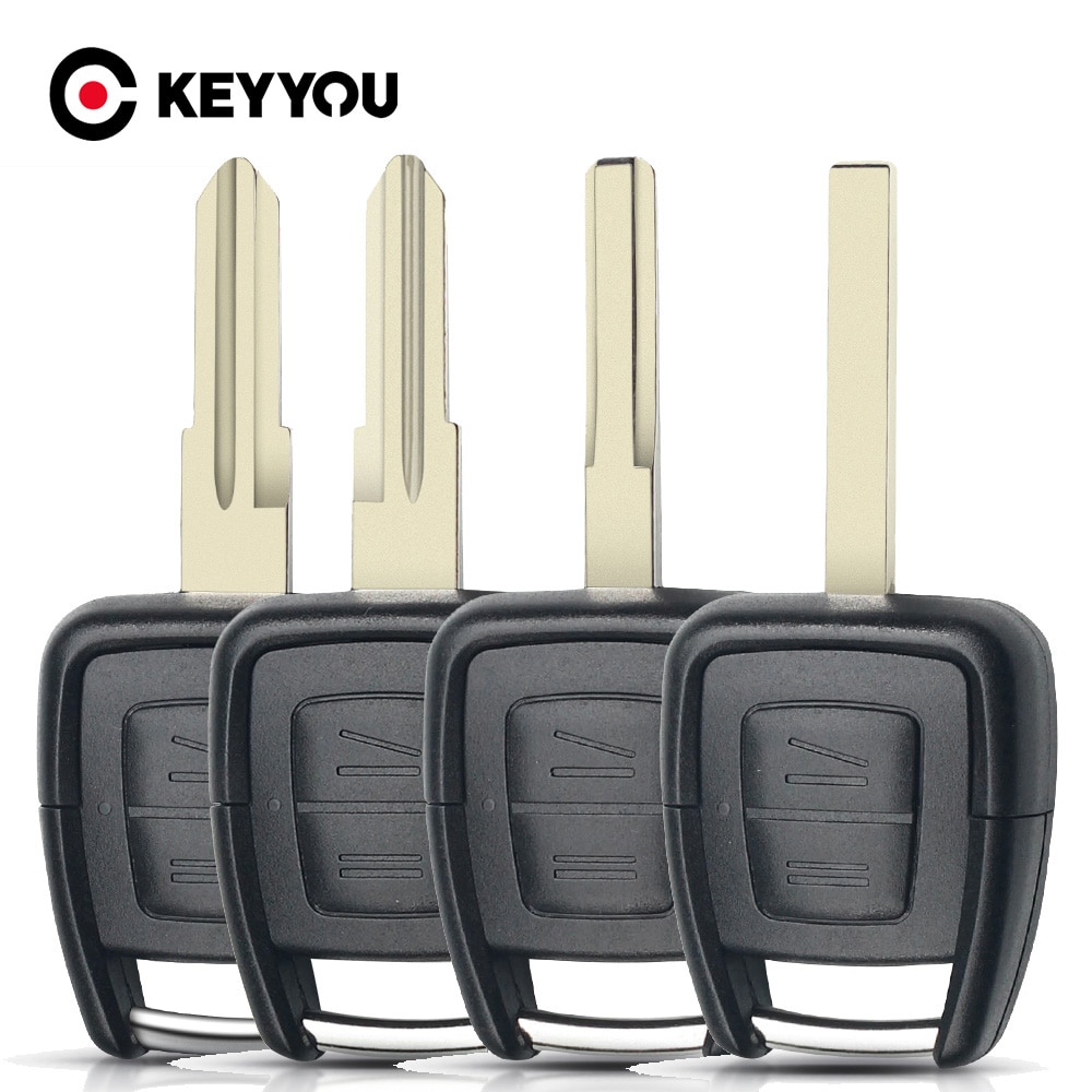 KEYYOU 2 Tasten Für Vauxhall Opel Omega Vectra Frontera Astra Zafira Auto Schlüssel leer fallen Ersatz fob Fernbedienung Auto Schlüssel Hülse