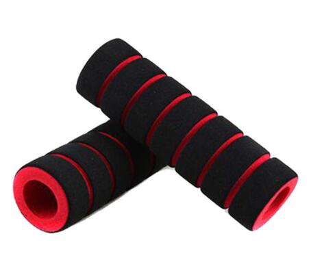 12/22 cm 2 Stuks Schuim Spons Road Fiets Grip Outdoor MTB Mountainbike Stuur Cover Anti-slip Sterke Ondersteuning Bar Cover Beschermen: Rood