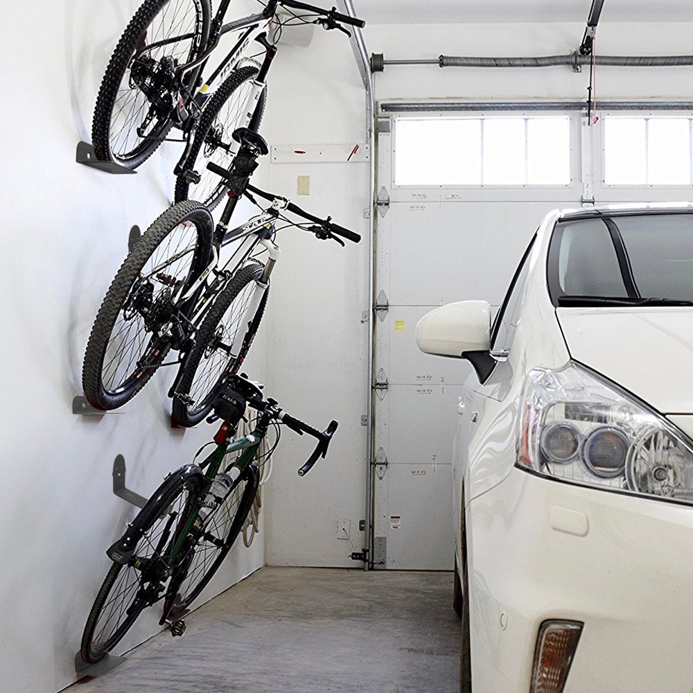 Vélo porte-vélo 3 pièces/ensemble vélo pédale porte-cadenas pneu montage mural vélo Support mural stockage Support de suspension vélo accessoire
