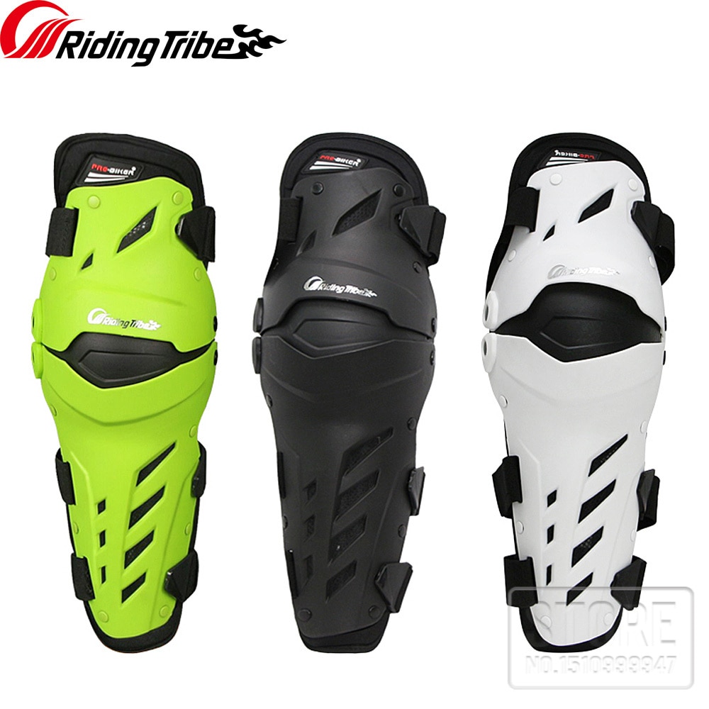 Pro-biker – Kit de protection des genoux pour moto, équipement protecteur, 3 couleurs,
