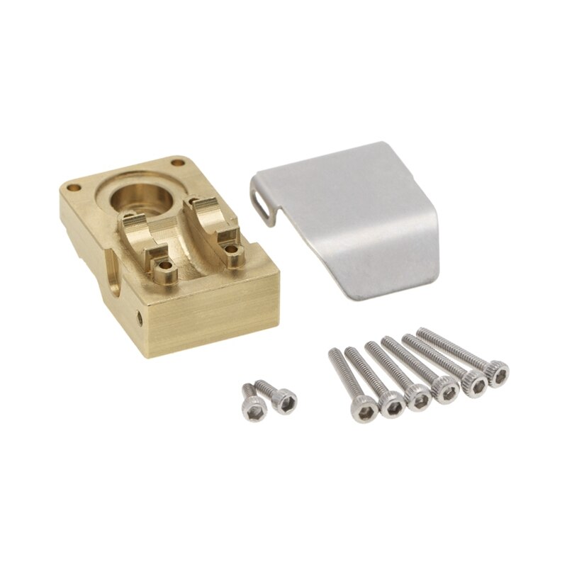 Durcheinander Differential Abdeckung Brücke Achse Abdeckung mit Rügestochen Aktualisierung Teile für 1/24 RC Raupe axial SCX24 90081 Zubehör