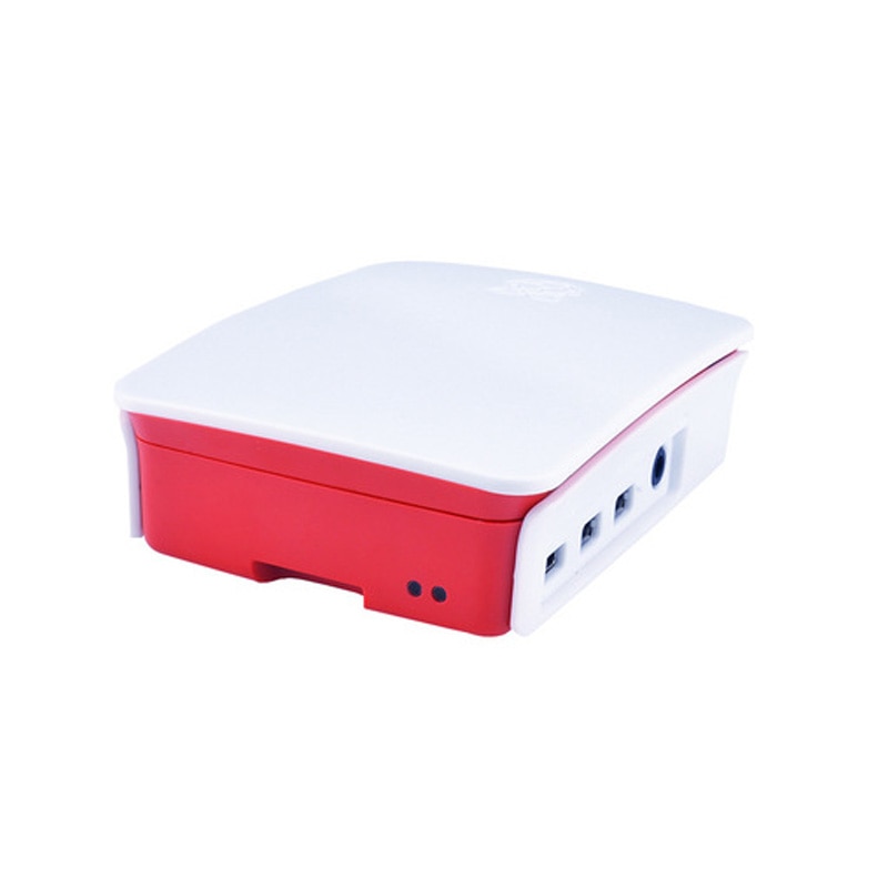 Raspberry Pi 4 Model B ABS Case Plastic Box White Shell Classic with Fan with Heatsink for Raspberry Pi 4