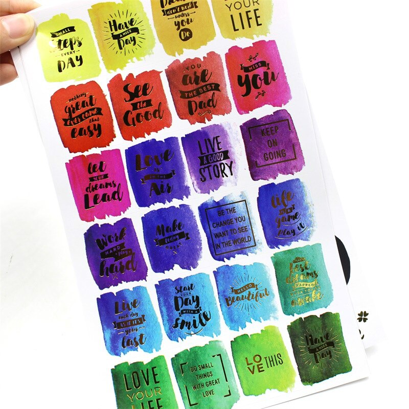 Good Day Lovely Sticker set for Scrapbooking DIY Projects/Photo Album/Card Making Crafts