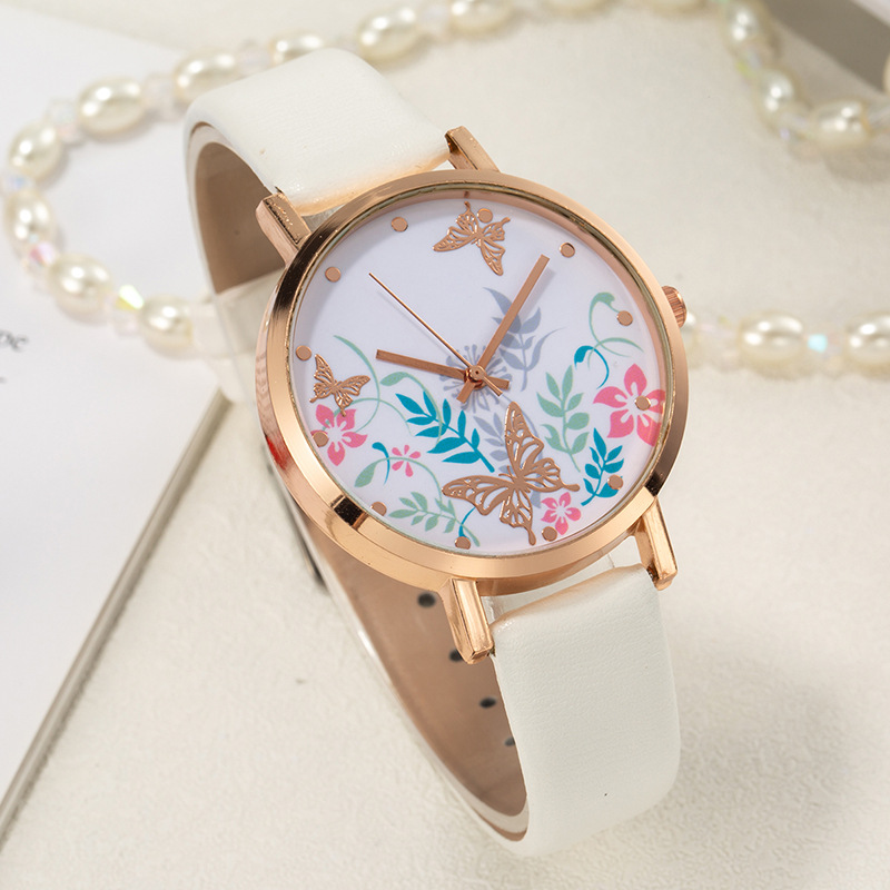 Reloj de mujer chapado en oro, reloj de Simple, reloj fino de cuarzo, ,
