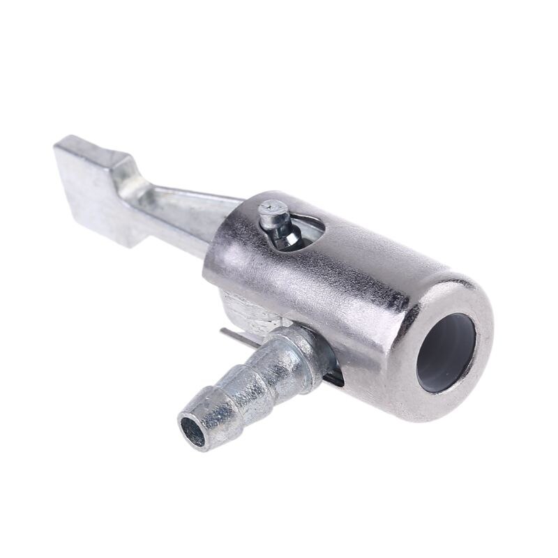 Tire inflator Lock on air Chuck,Mini air Compressor Portable tire inflator tire Chuck Hose end with Barb Connector