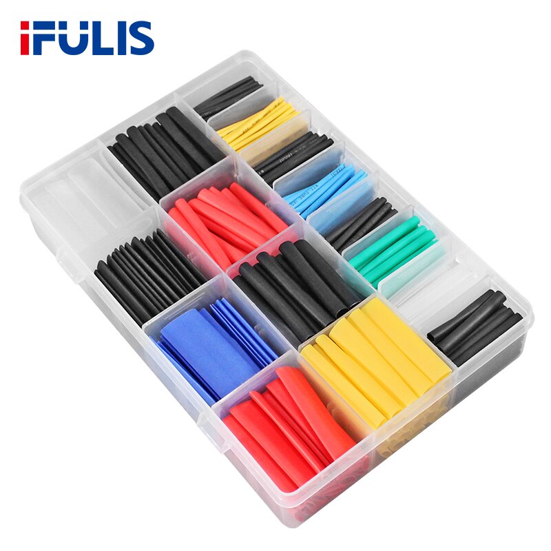 Tubes thermorétractables pour isolation, 800/780/580 pièces, gaine rétractable pour câble de voiture 2:1, plusieurs couleurs