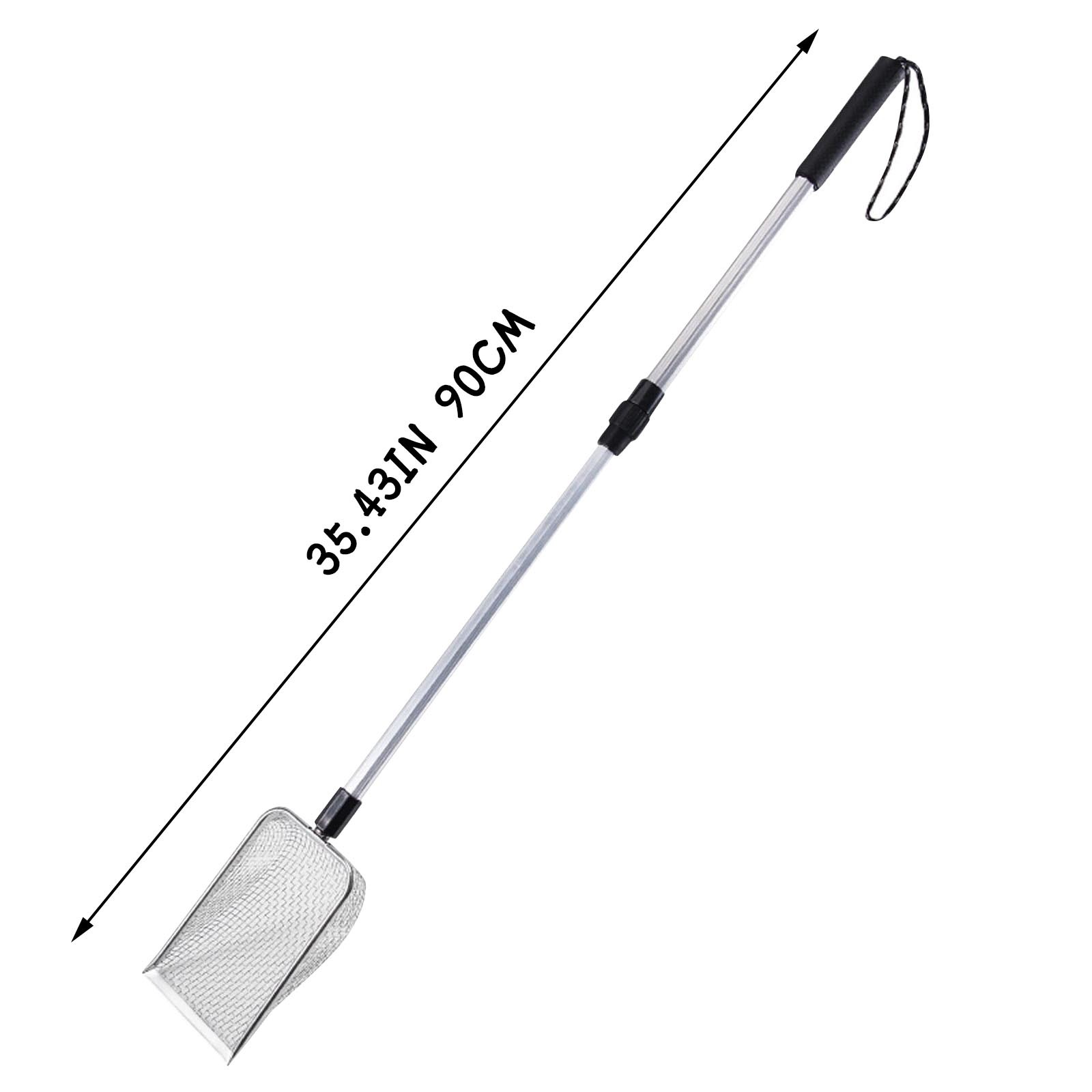 Cat Litter Shovel With Extended Handle Stainless Steel Climbing Pet Shovel Beach Shovel Toilet Pickup