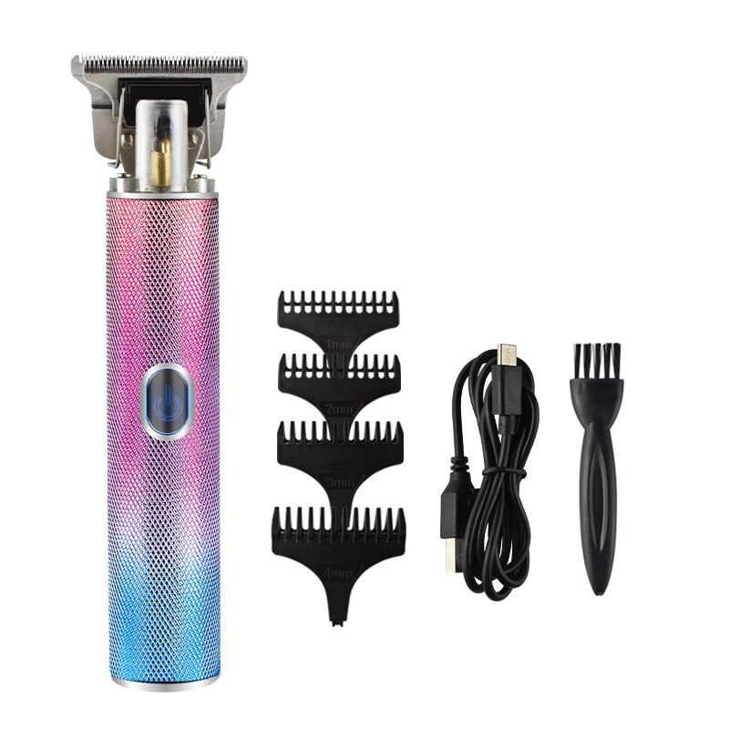 Usb Oplaadbare Tondeuse Mannen Elektrische Tondeuse Home Kapper Cordless Scheerapparaat Trimmer 0Mm Kapper Haar Snijmachine: 07