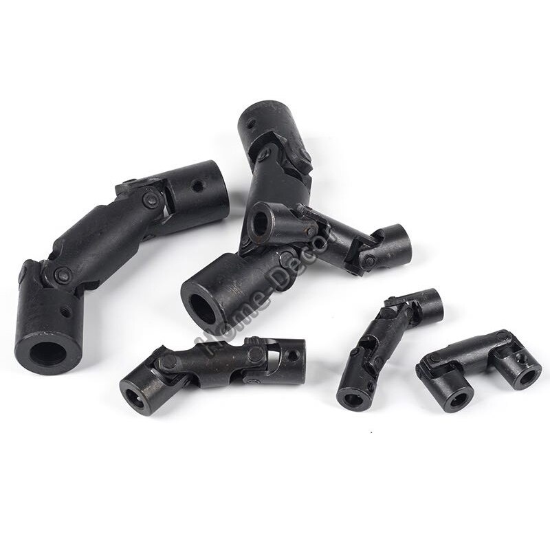 1pcs Three Section Metal Universal Joint Boat Metal Cardan Joint Gimbal Couplings Universal Joint Connector Black Plating