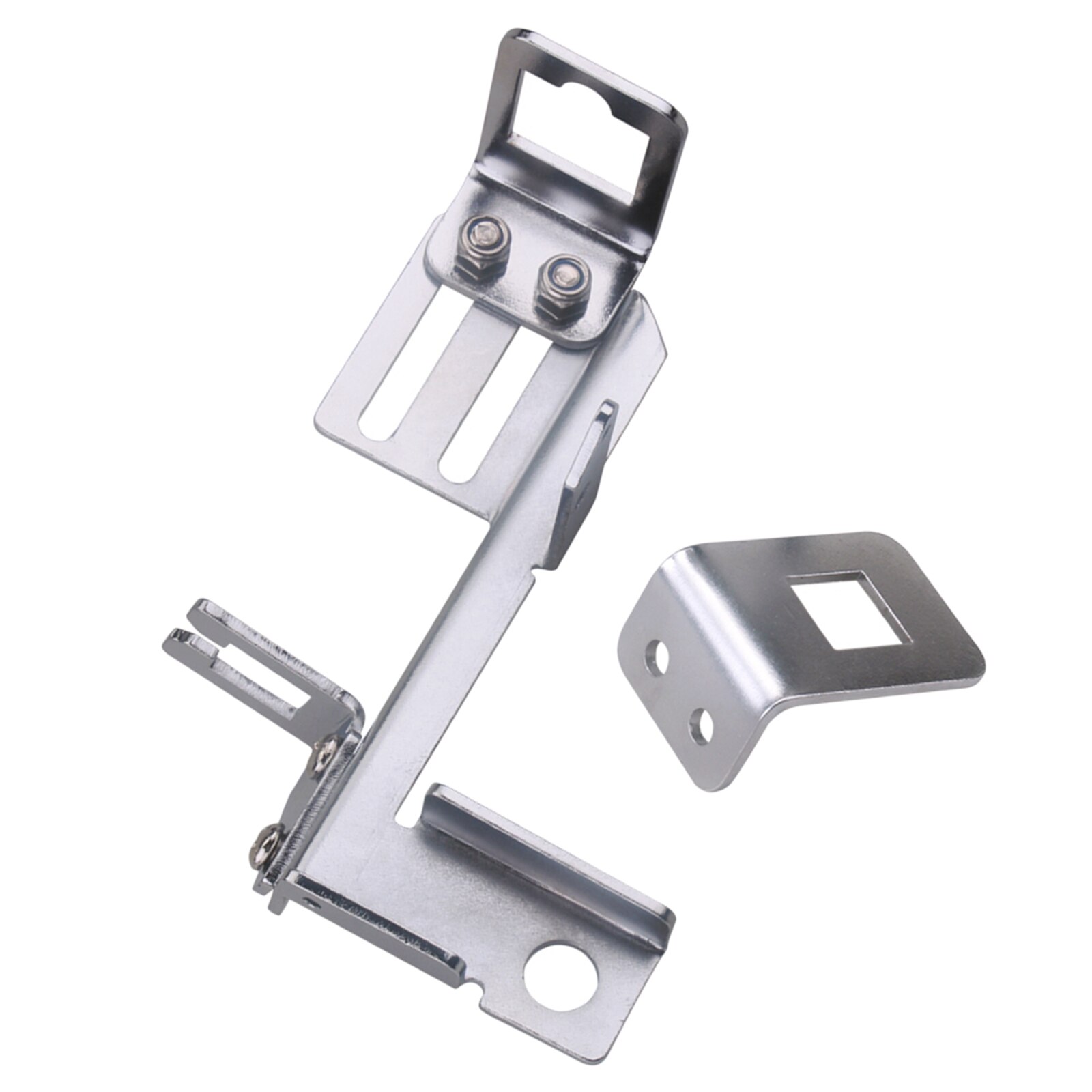 Chrome Throttle Cable Kickdown Bracket Assy for Chevrolet SBC Holley